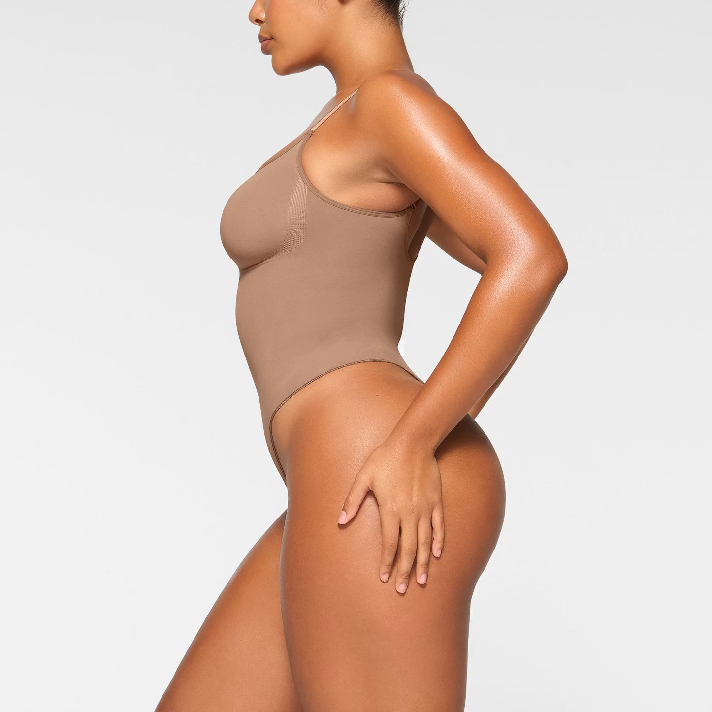 Body modelador skin sem costura fio